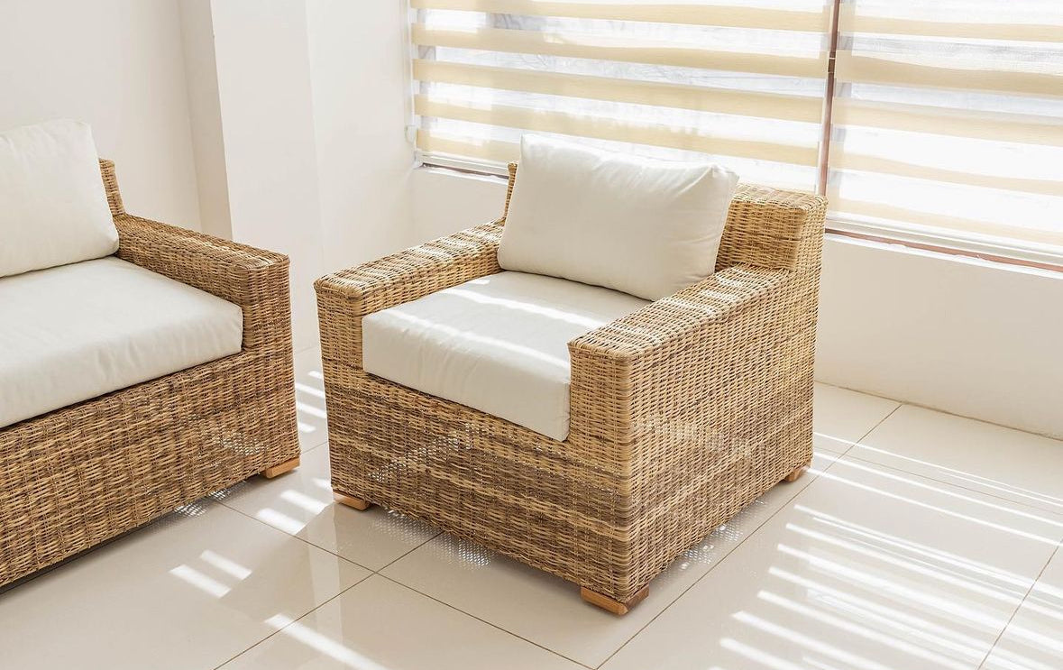 Juego de Muebles Tejidos en Mamure Amazónico Fibra natural