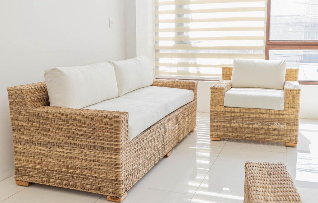 Juego de Muebles Tejidos en Mamure Amazónico Fibra natural