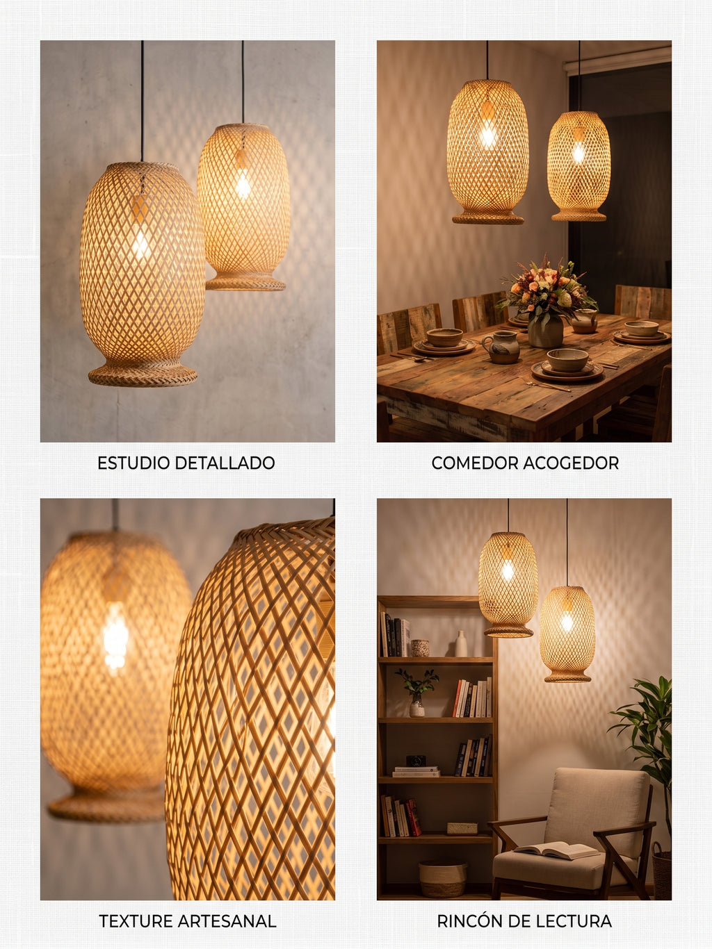 Set de 2 Lámparas Exclusivas