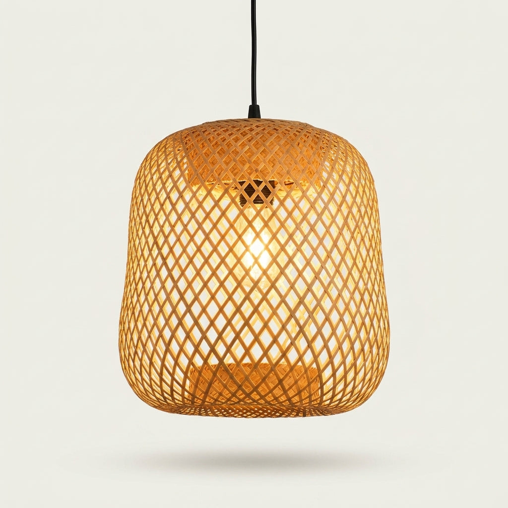 Lámpara colgante en bambu