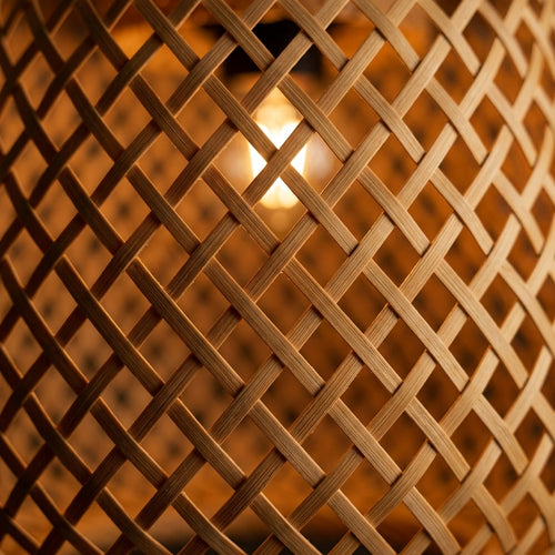 Lámpara colgante en bambu