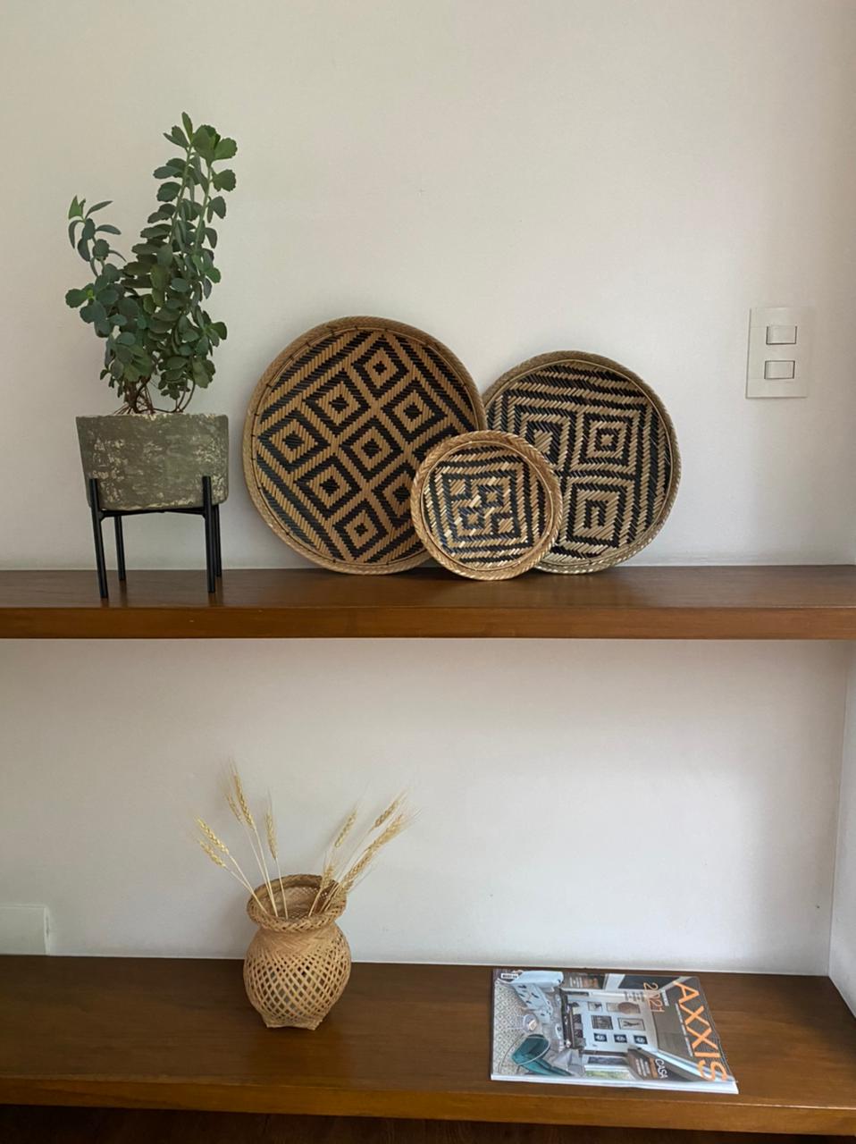 Platos Decorativos Ye’kuana (Waja) x3
