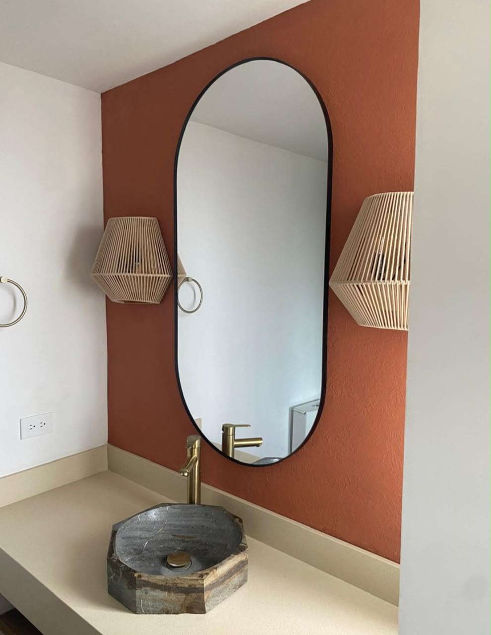 Juego de Apliques de Pared Geométricos en Tejido Artesanal